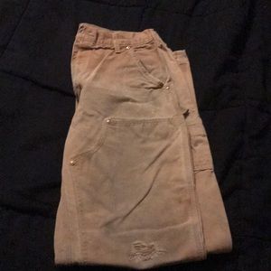 Carhartt 34x36 double knee work pants
